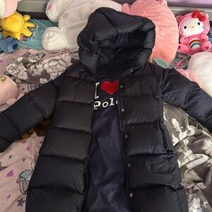 Girls polo 3/4 jacket.